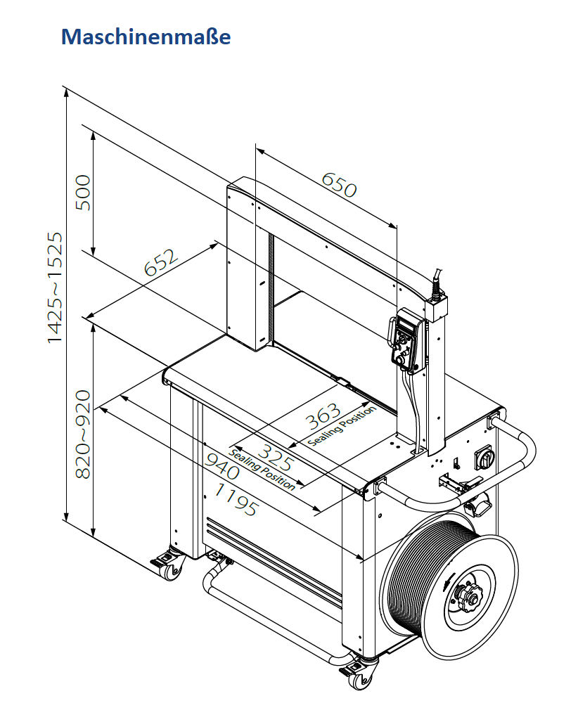 TP-702-12 - für Bandbreite 12 mm