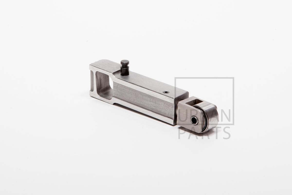 300014 
Schneidenocken, komplett - einsetzbar für Mosca 0101-013000-17 und 1652-610401-00
right gripper / cutting cam, cpl., suitable for Mosca 0101-0130-17 and 1652-610401-00