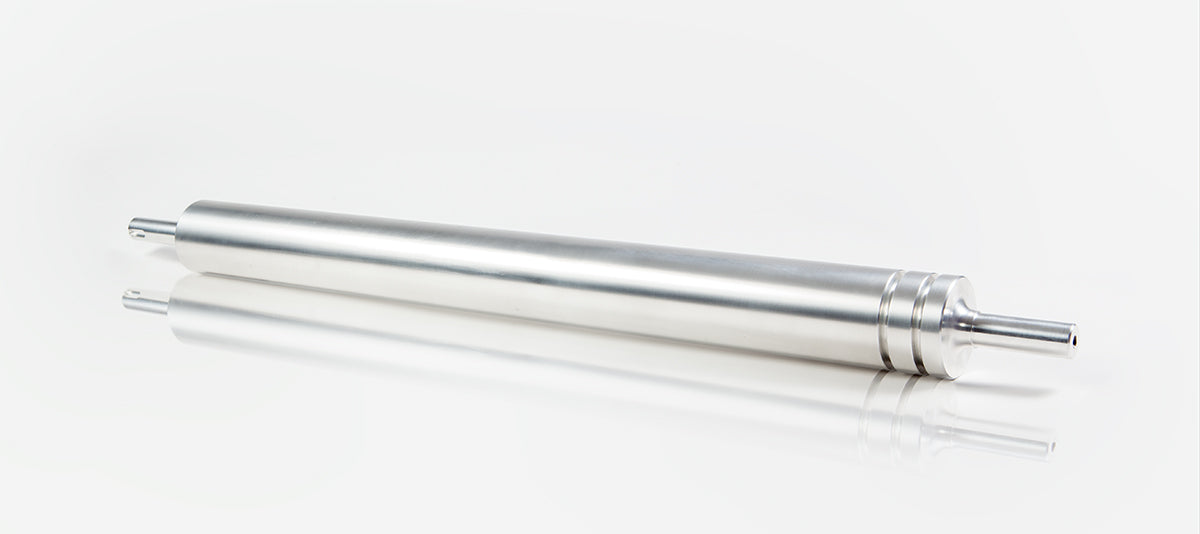 Bandantriebswalze lang mit Rillen - 300059 -  einsetzbar für Mosca RO-TR4/5 